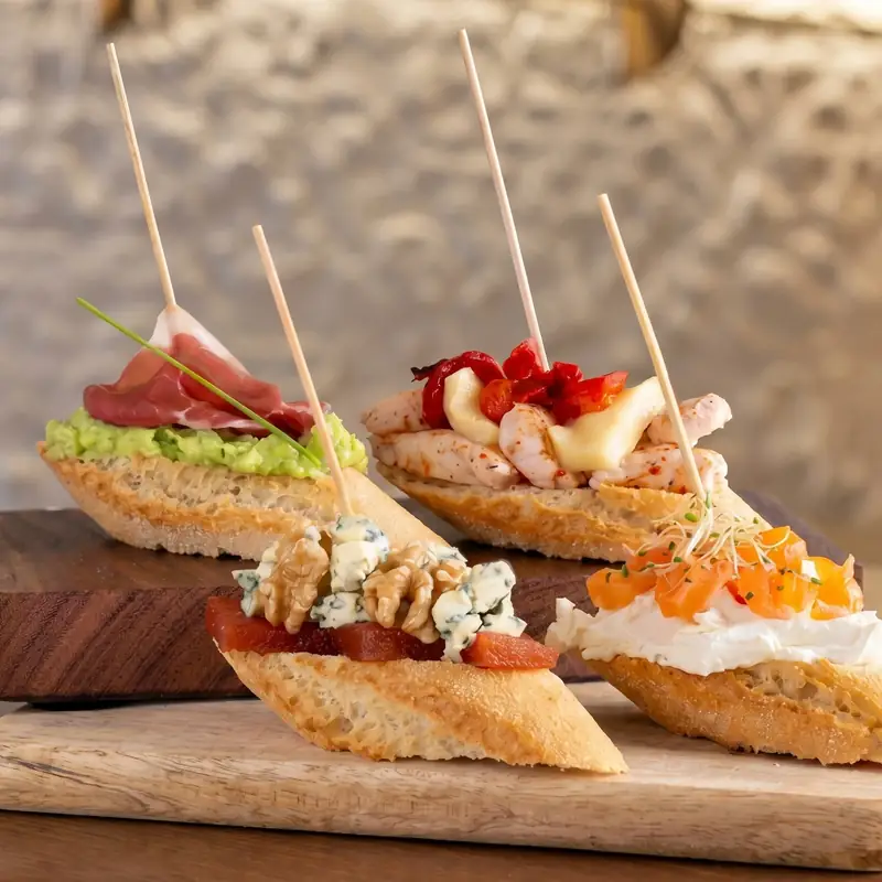 Pintxos fotografiados con FoodyFocus